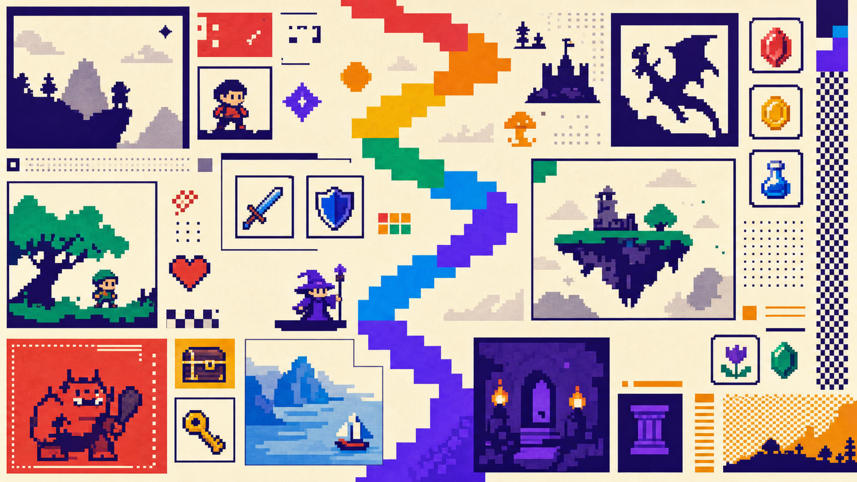 Pixel Paper Spriteo imagery direction