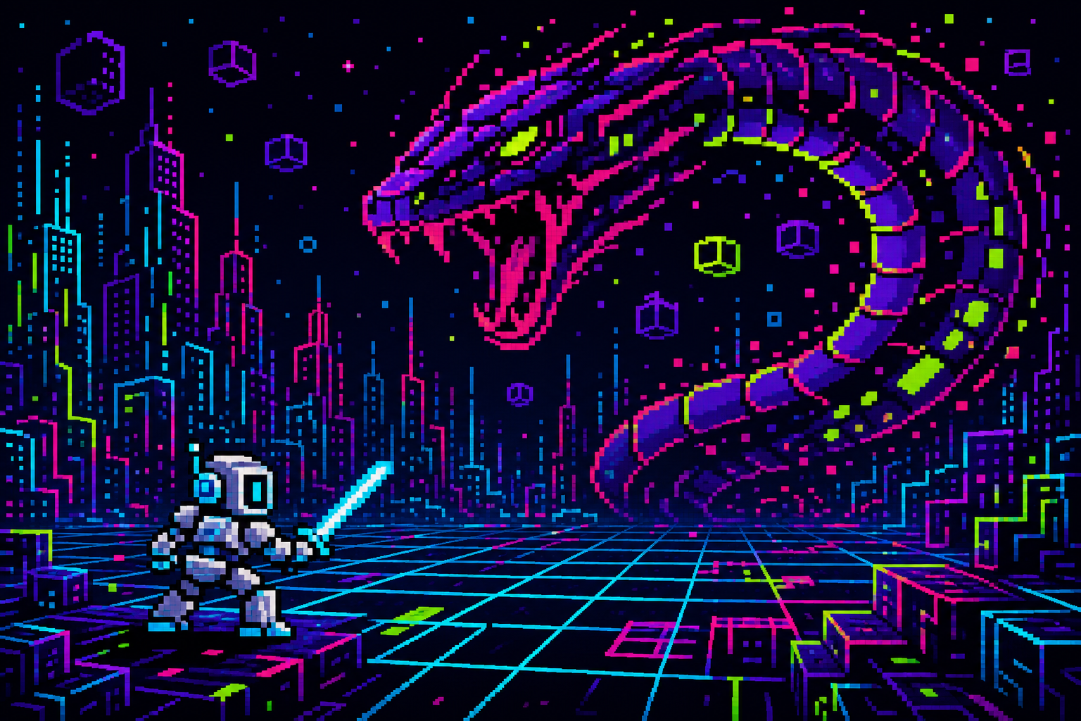 Arcade Noir original pixel-art direction
