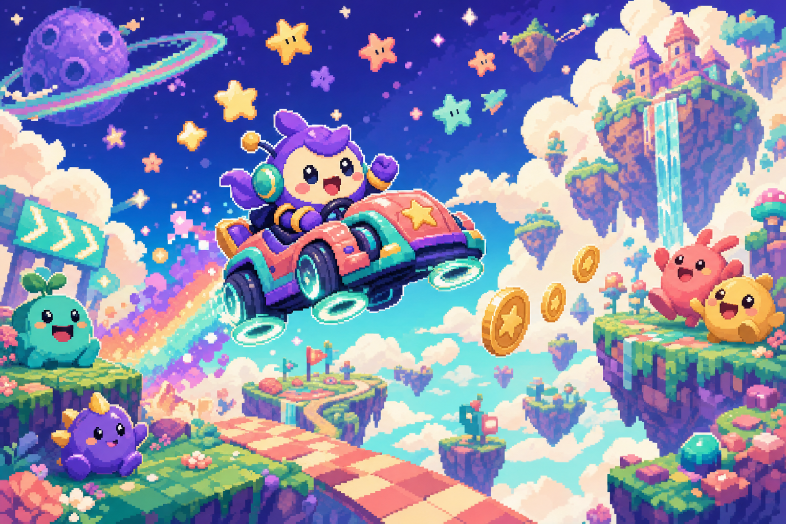 Candy Core original pixel-art direction
